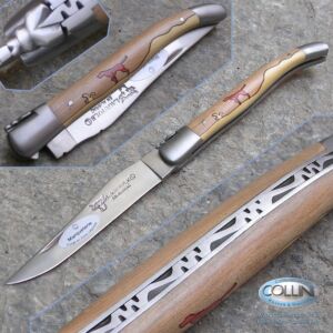 Laguiole En Aubrac - Marqueterie Chien - coltello collezione