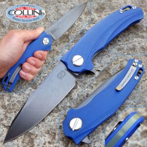 Stedemon Knife Co. - ZKC D01 Blue Flipper - STEZKC01SW - Coltello