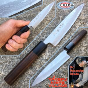 Takefu Village - Petty utility Knife 120mm by Mr. Masanobu Okada - coltello cucina