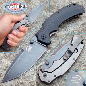 Bastinelli Knives - RED Dark Stone Washed - D2 Steel - coltello
