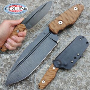 Wander Tactical - Freedom - Raw & Brown Micarta - coltello custom