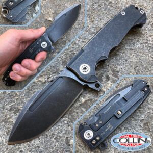 Andre De Villiers ADV - Milspec Harpoon F17 knife black - coltello