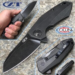 Zero Tolerance - Blackwash Sinkevich Flipper Titanium - Sprint Run - ZT0456BW - coltello
