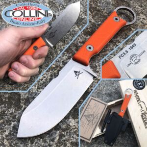 White River Knife & Tool - Firecraft knife FC 3,5 Pro G10 Orange - coltello