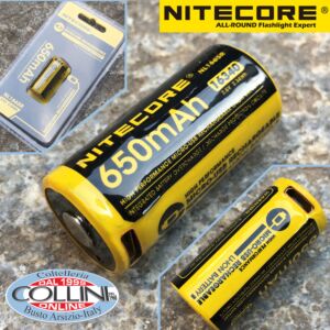 Nitecore - NL1665R MicroUSB - Batteria ricaricabile protetta Li-Ion CR123/16350 3.6V 650mAh