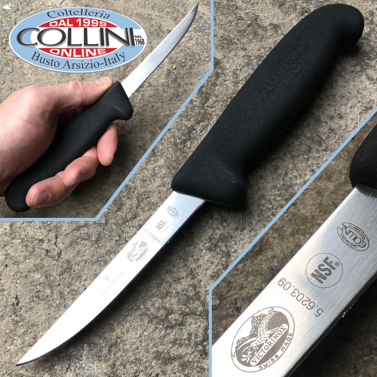 Coltello da Carne SMI Coltello da Cuoco 5 Solingen coltelli da disosso Professionali Acciaio Inossidabile Coltello da Cucina