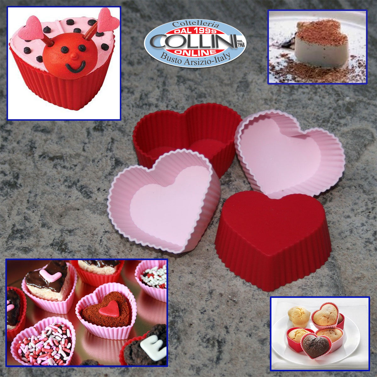 Mini Torta ECC Cottura Cupcake Ghiaccio Cioccolato Ndier Stampo in Silicone Stampi Muffin a Forma di 15 Animali per Dolci 