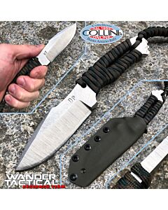 Wander Tactical - Raptor - SanMai CoS & Woodland Paracord - coltello artigianale