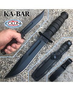 Ka-Bar - Short Black Utility - 02-1258 - Kydex Sheath - coltello