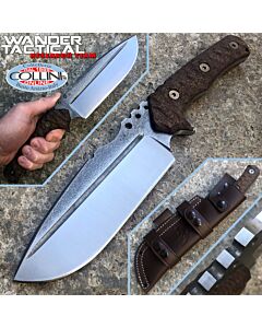 Wander Tactical - Uro knife - SanMai V-Toku2 & Brown Micarta - coltello custom