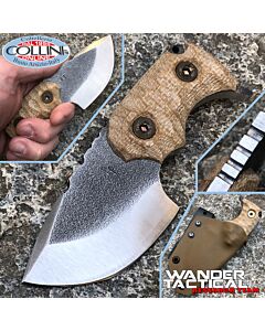 Wander Tactical - Tryceratops knife - SanMai V-Toku2 & Desert Micarta - coltello custom
