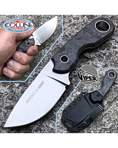 Viper - Berus 1 knife by T. Rumici - Fibra di Carbonio Marmorizzata - VT4012FCM - coltello
