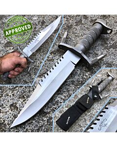 Buck - Buckmaster 184 Camel Survival Knife - 1987 - COLLEZIONE PRIVATA - coltello vintage