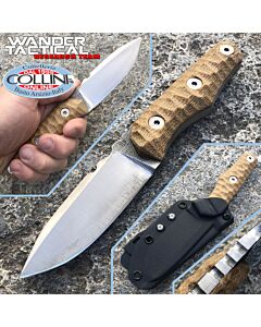 Wander Tactical - Scrambler knife - SanMai V-Toku2 & Desert Micarta - coltello custom