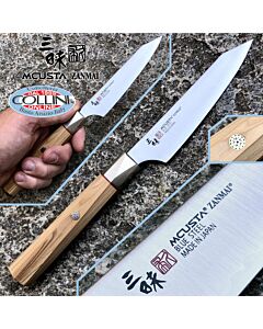Mcusta Zanmai - Beyond Utility knife 11cm - Aogami Super steel - ZBX-5001B - coltello cucina