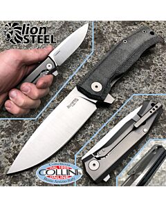 Lionsteel - Myto knife - Micarta nera e titanio - MT01CVB - coltello