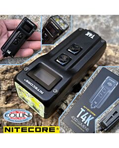 Nitecore - T4K - Portachiavi Ricaricabile USB - 4000 lumens e 209 metri - Torcia Led