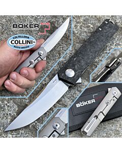 Boker Plus - Kwaiken Compact Flipper Marble Carbon by Lucas Burnley - 01BO231 - coltello