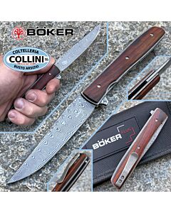 Boker Plus - Urban Trapper Cocobolo Damascus knife by Brad Zinker - 01BO176DAM - coltello chiudibile