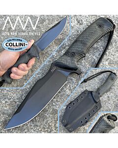 Acta Non Verba - M311 Spelter Knife - Black DLC Elmax - coltello