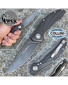 Viper - Orso 2 Knife by Jens Anso - Dark Stonewashed Titanium - V5997TI - Coltello