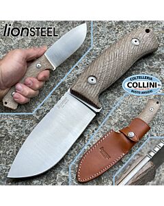 Lionsteel - M3 knife - Natural Micarta - Niolox Steel - M3CVN - coltello
