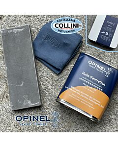 Opinel - Kit di manutenzione lame e coltelli Opinel - Pietra Naturale