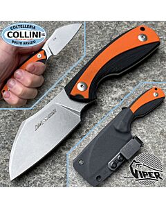 Viper - Lille 2 Fixed Knife by Vox - Elmax Orange/Black G10 - VT4024GBO - coltello