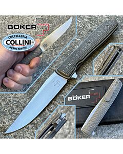 Boker Plus - Urban Trapper Jigged Titanium knife by Brad Zinker - 01BO476 - coltello chiudibile