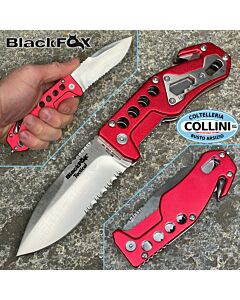 BlackFox - Folding Rescue Knife - Red - BF-117 - coltello