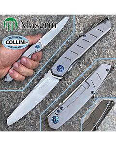 Maserin - AM-6 Knife - D2 Titanium Framelock by Attilio Morotti - 374/TT - coltello