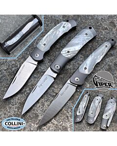 Viper - Collezione 2023 Titanio e Madreperla Limited Edition - Hug, Key, Twin - VCOL/2022M - coltelli