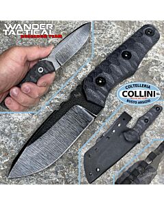 Wander Tactical - Scrambler Knife - Raw Total Black - coltello artigianale