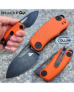 BlackFox - Nix Knife by Grigorii Matveev - D2 Orange G-10 - BF-763OR - coltello