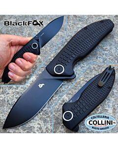 BlackFox - Acutus Knife by Grigorii Matveev - D2 Black G-10 - BF-764BB - coltello