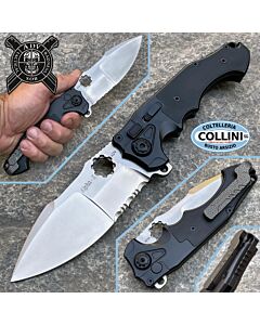 Andre De Villiers ADV - Alpha-S Flipper Knife Laser Engraved - S35VN & G10 - coltello