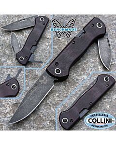Benchmade - 317BK-02 - Weekender knife - S90V Double Red Micarta - coltello multiuso