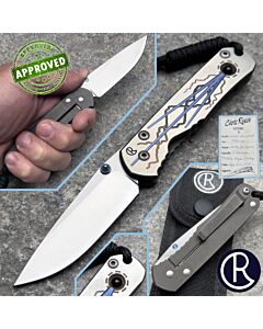 Chris Reeve - Small Sebenza knife - Unique Graphic Black Onyx - BG42 steel - COLLEZIONE PRIVATA