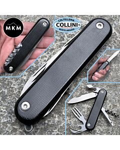 MKM - Malga 6 Knife - MagnaCut & Black Micarta - MP06MAG-BC - Coltello Multiuso