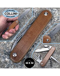 MKM - Malga 6 Knife - MagnaCut & Natural Micarta - MP06MAG-NC - Coltello Multiuso