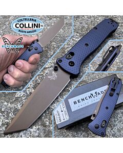 Benchmade - Bailout Knife Crater Blue Aluminum - CPM-M4 - Plain Tanto - 537FE-02 - coltello