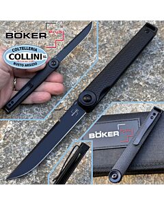 Boker Plus - Kaizen Flipper Knife - All Black G10 & S35VN - 01BO689 - coltello