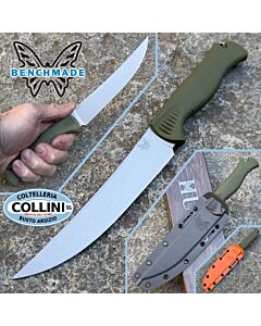 Benchmade - Meatcrafter - Dark Olive Santoprene Hybrid Hunting Knife - 15500-04 - coltello