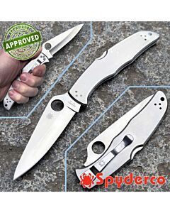 Spyderco - Endura 4 Stainless Steel Plain Edge - C10P - COLLEZIONE PRIVATA - coltello
