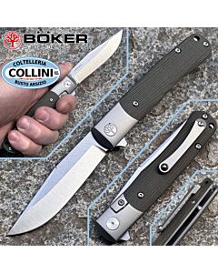 Boker - TRPPR Trapper Knife - MagnaCut & Green Micarta - 112943 - coltello