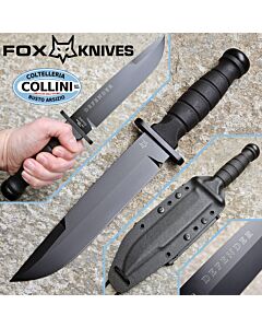 Fox - Defender Knife - Black Top Shield N690Co & FRN - FX-689B - coltello