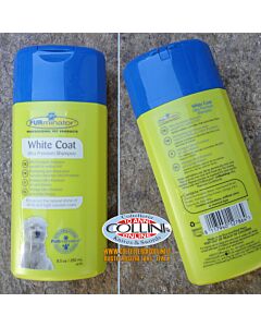 FURminator - White Coat Ultra Premium Shampoo 250ml - Specifico per pelo chiaro