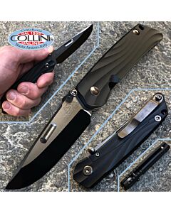 Rockstead - Hizen Folding Knife - DLC YXR7 & Duralluminio - coltello da collezione