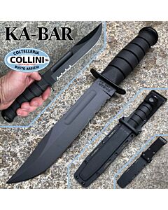 Ka-Bar - Black Fighting Knife - 02-1214 - Kydex Sheath - coltello