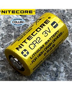 Nitecore - Batteria al Litio CR2 da 3V. 